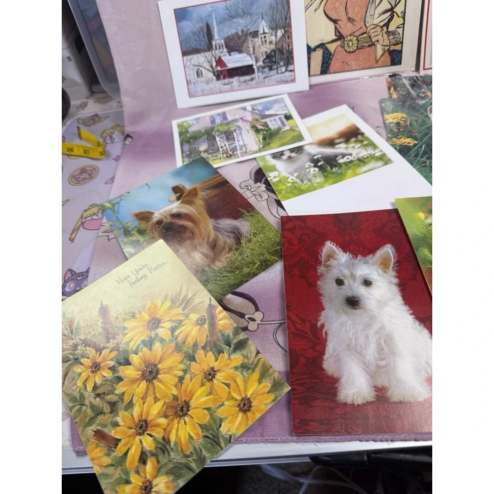 Lot Of 46‎ Vintage Greeting Cards With Envelopes